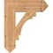 Ekena Millwork Merced Arts & Crafts Smooth Bracket, Western Red Cedar, 5 1/2"W x 22"D x 26"H BKT06X22X26MRC03SWR - alternate 3